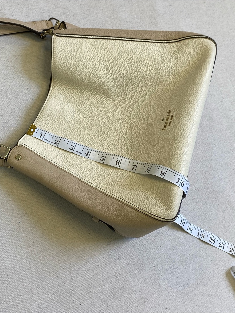 Kate Spade Leila Medium Pebbled Leather Shoulder Bag - Picture 10 of 16